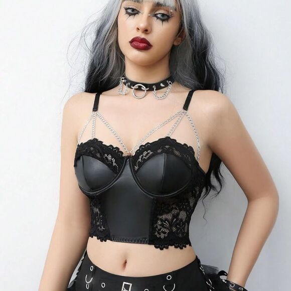 Chic Women's Lace Bra Set - Red, Pink, and Black - Picture 8 of 13